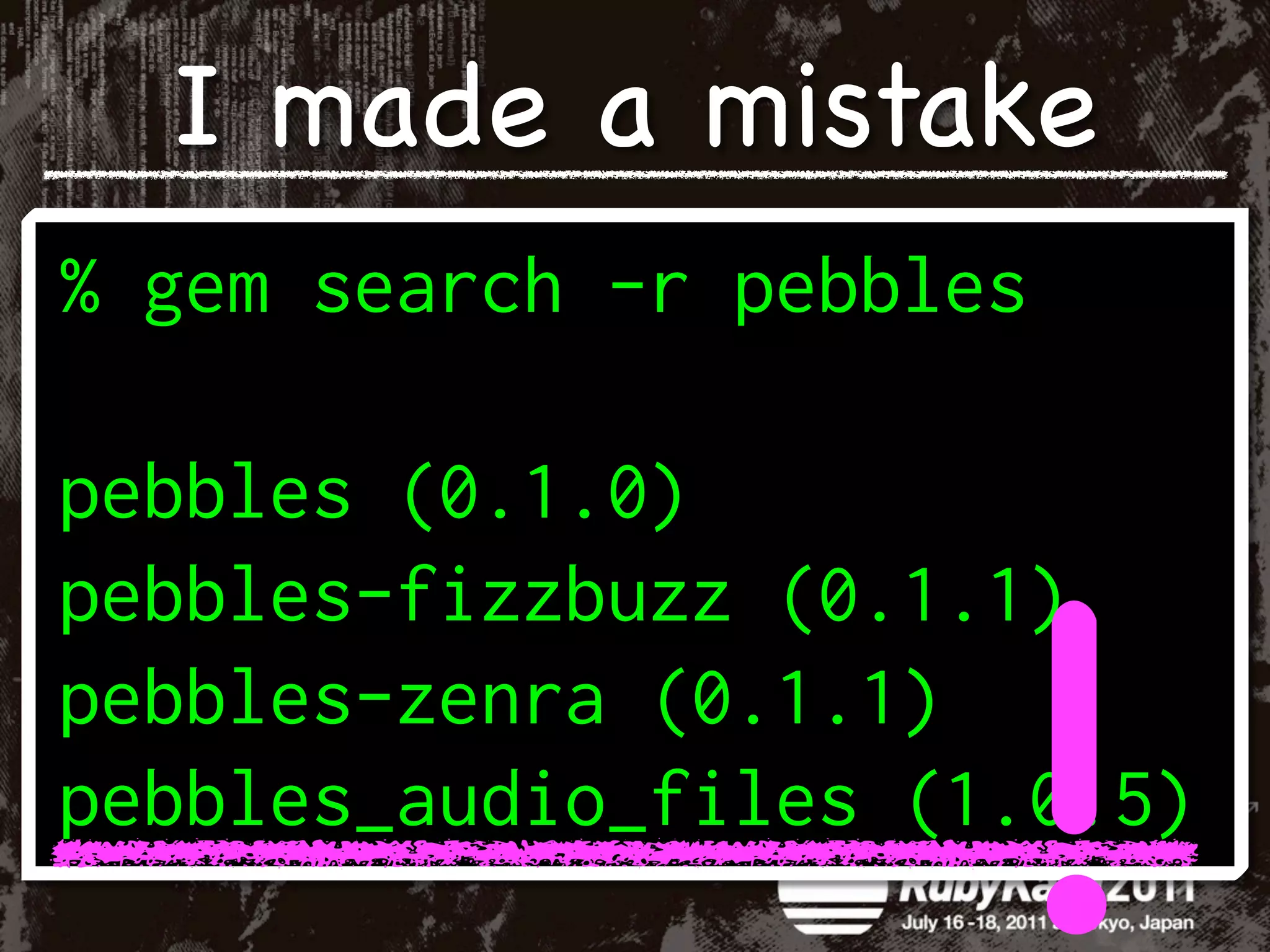 I made a mistake




              !
 