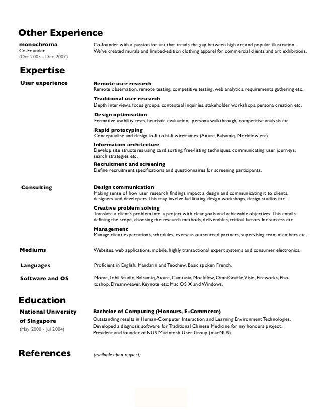 timothy yeo s resume