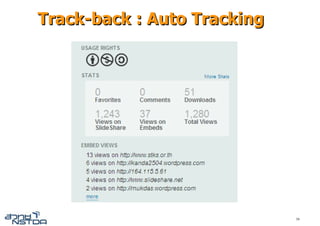 Track-back : Auto Tracking




                             39
 