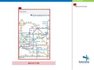 PAGE DESCIPTION1- 지하철 네비게이션 첫 화면1슬라이드 3 계속