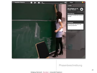 Phasenbeschreibung
                                                                    21
Wolfgang Reinhardt - @wollepb - Universität Paderborn
 