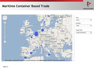 Consolidateddata modelPage 4Transport data