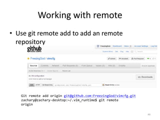 Fundamentals and basics of Git and commands | PPT