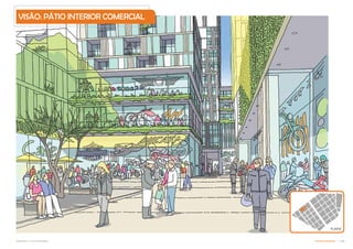 Subproduto 5.1: Pue Consolidado Partido Urbanístico  
VISÃO: PÁTIO INTERIOR COMERCIAL
PLANTA
 