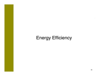 Energy Efﬁciency
               !




                   84
 