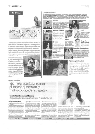 Entrevista a Mª José González Moreno