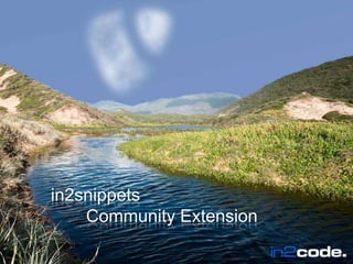 in2snippetsCommunity Extension 