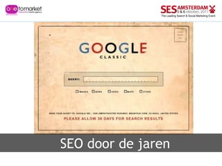 SEO door de jaren 