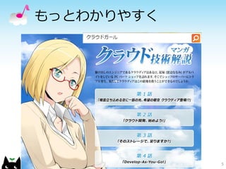 もっとわかりやすく




            5
 