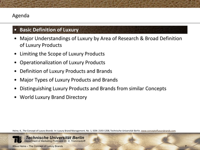 luxury brands dissertation topics