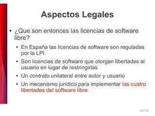Licencias de Software Libre | PDF