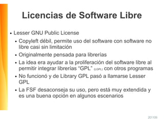 Licencias de Software Libre | PDF