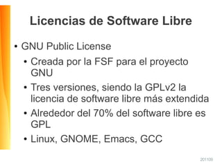 Licencias de Software Libre | PDF