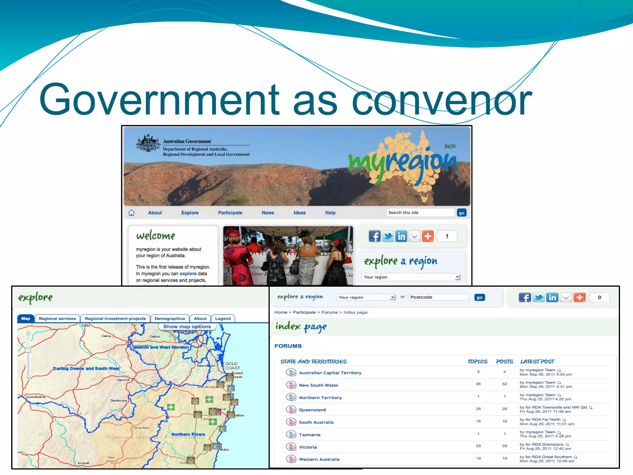 Government as convenor 
