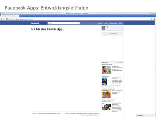 Facebook Apps: Ein Entwicklungsleitfaden - WMMRN