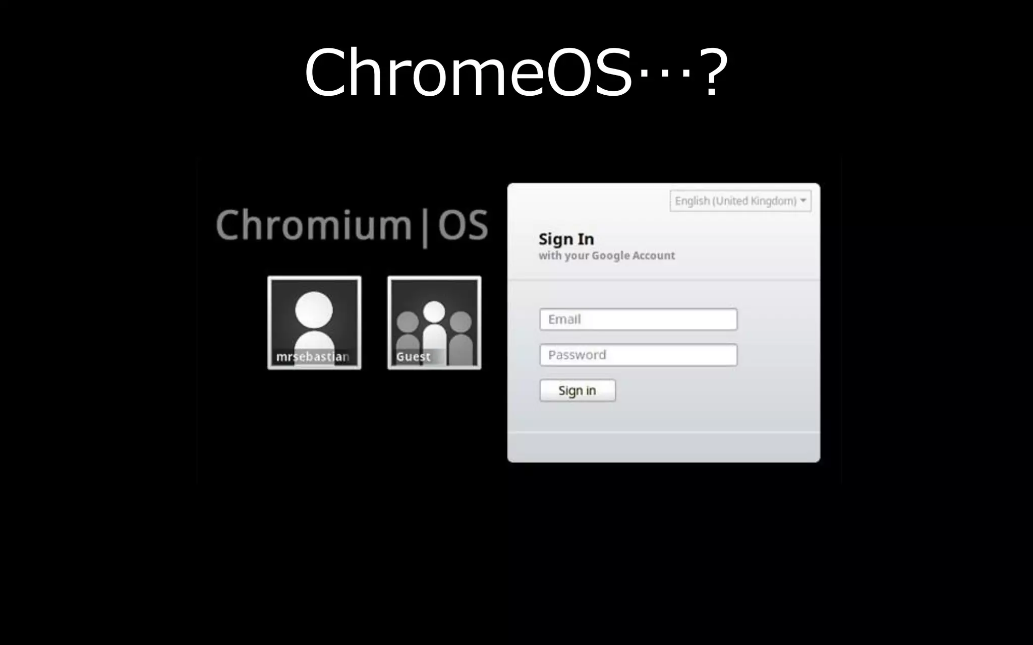 ChromeOS…?
 