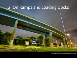 2. On Ramps and Loading Docks
http://www.flickr.com/photos/cycleologist/3780757186/
 