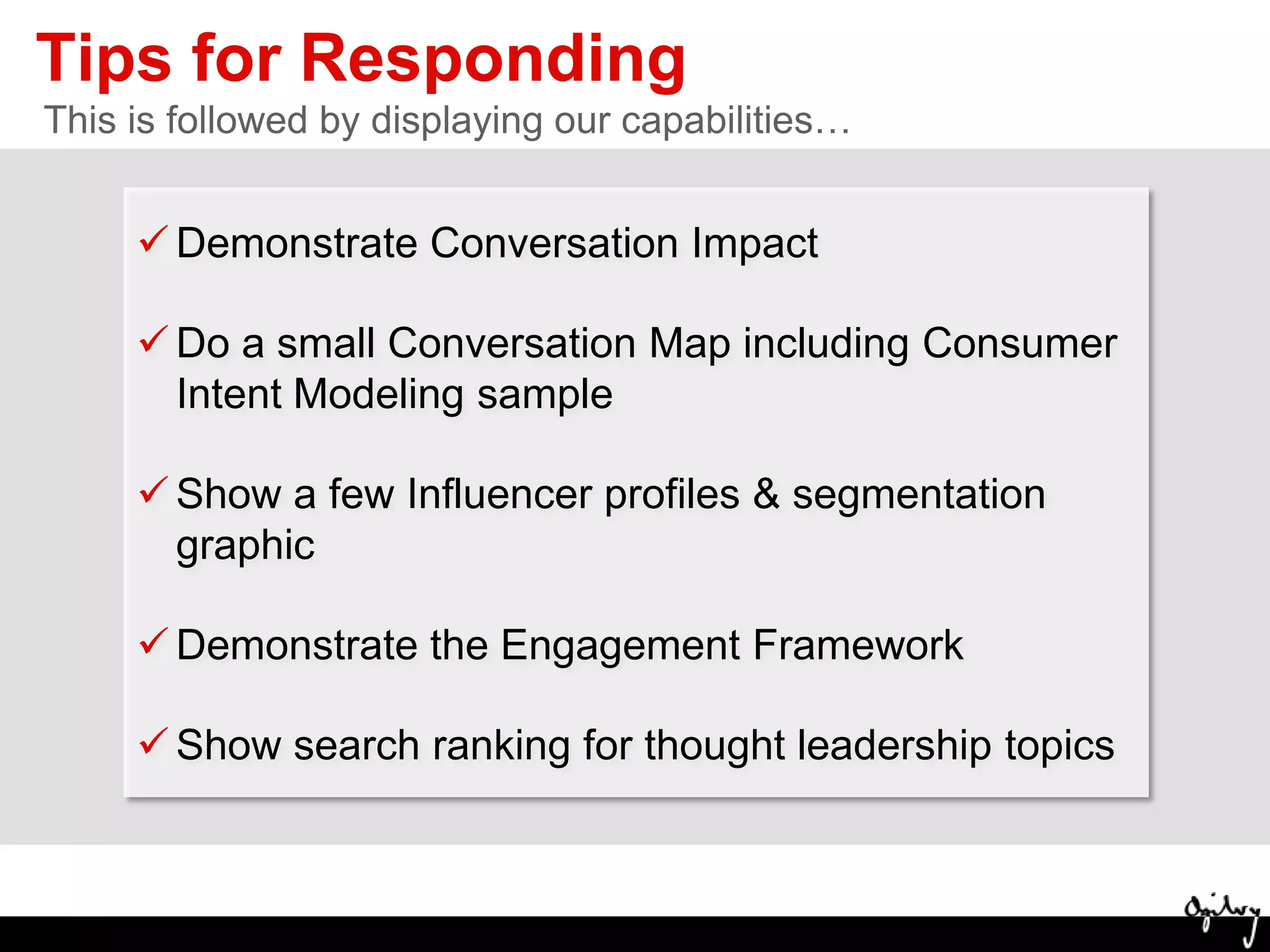 Deliver SOW/Proposal