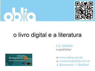 o livro digital e a literatura 