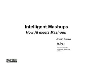 Intelligent Mashups How AI meets Mashups   Adrian Giurca 