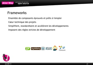 S'assurer de la qualité du code




23/09/11                                     21
 