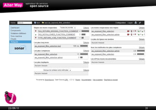 Outils
           Scripts shell
           Phing / Ant
           Capistrano / Webistrano




23/09/11                             31
 