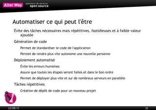 Ce n'est pas que de la théorie




23/09/11                                    33
 