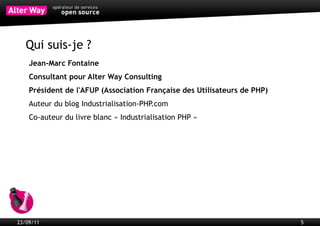 Qu'est-ce que l'industrialisation ?




23/09/11                                         5
 