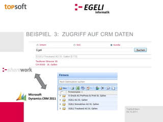 Beispiel  3:  Zugriff auf CRM Daten