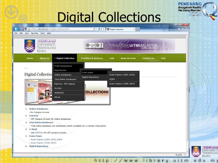 Services Uitm Library