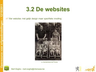 3.2 De websites 