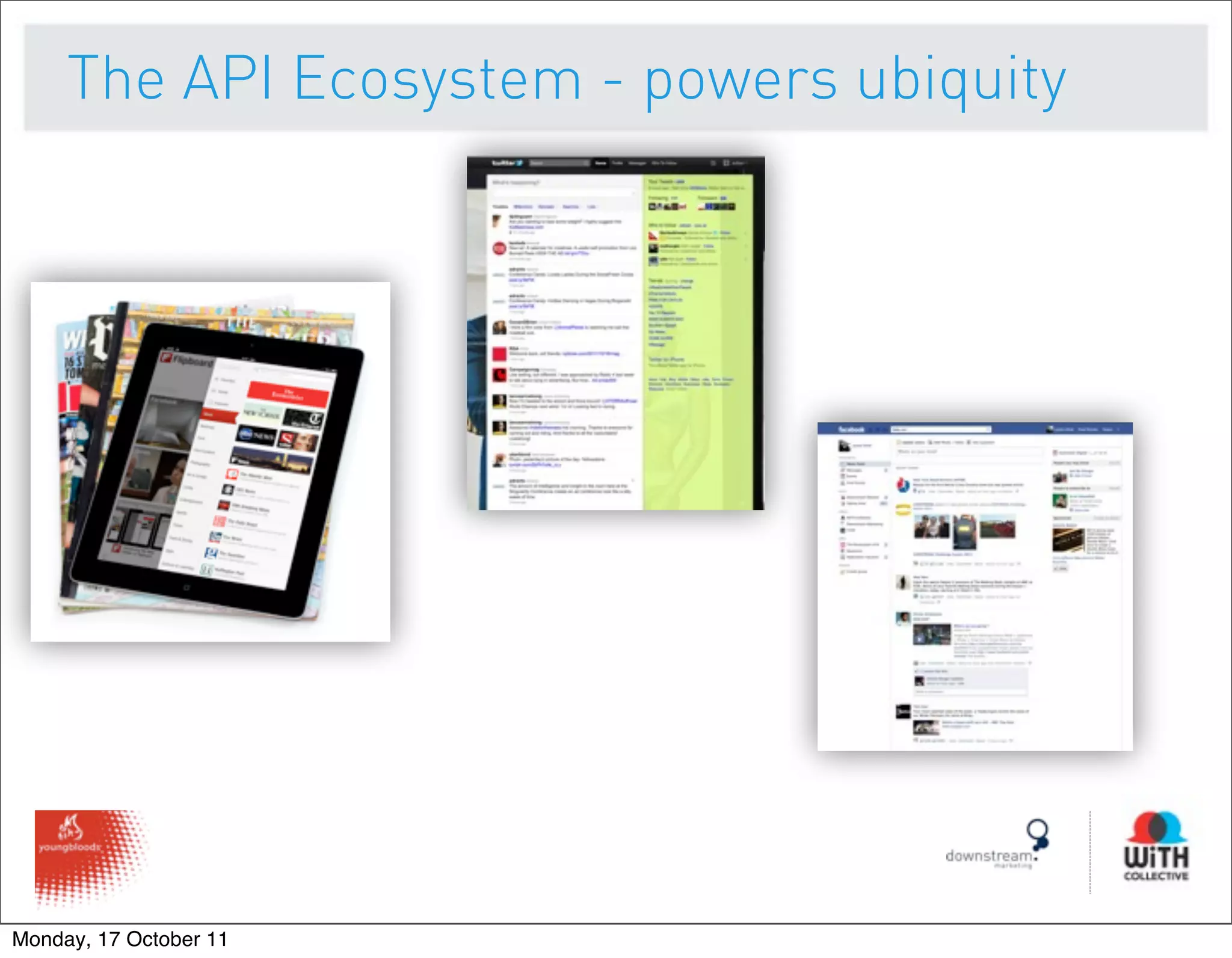 The API Ecosystem - powers ubiquity




Monday, 17 October 11
 