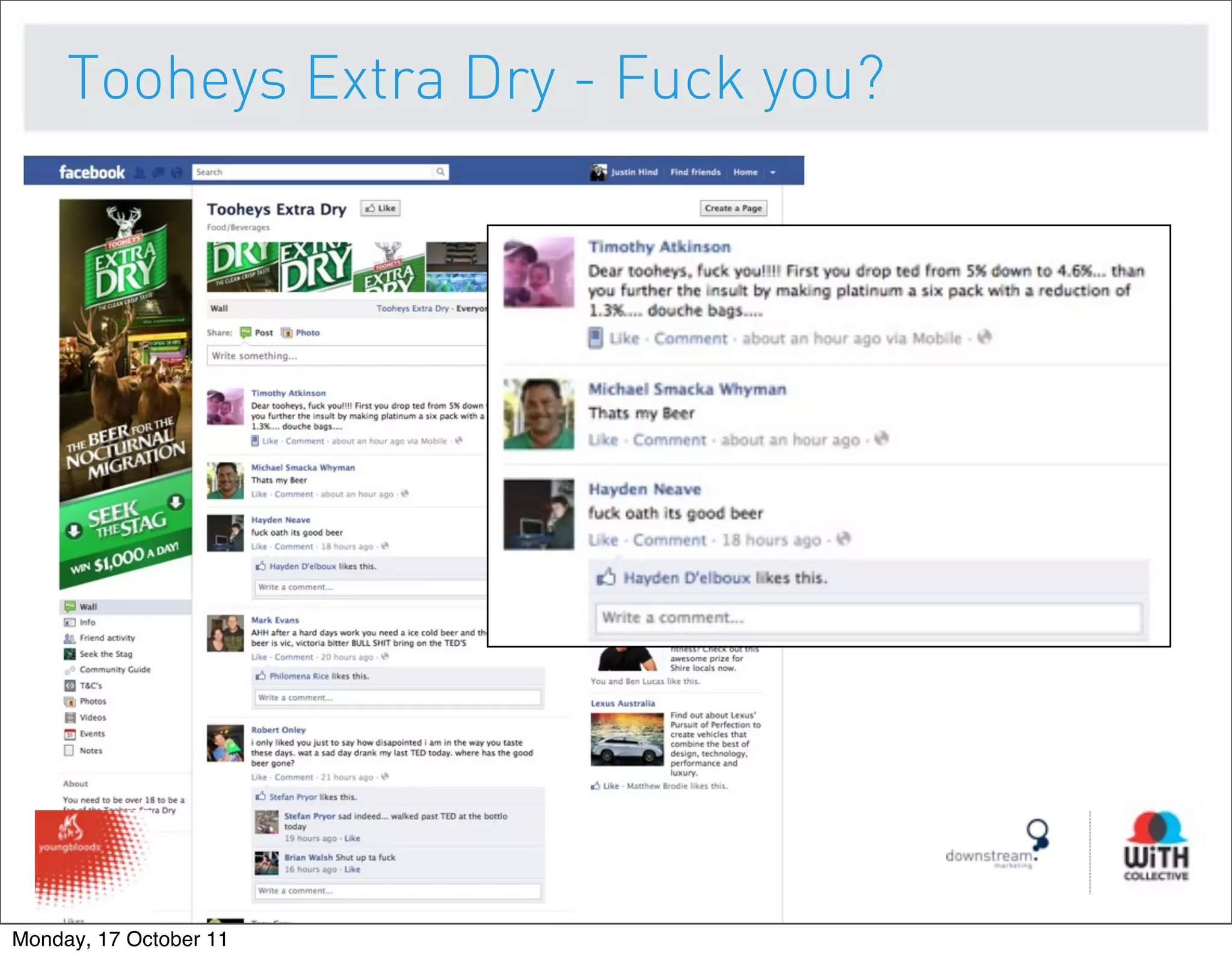 Tooheys Extra Dry - Fuck you?




Monday, 17 October 11
 