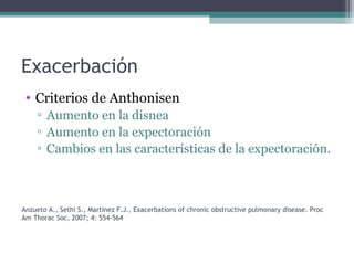 20111019 enfermedad pulmonar_obstructiva_cr__nica | PPT