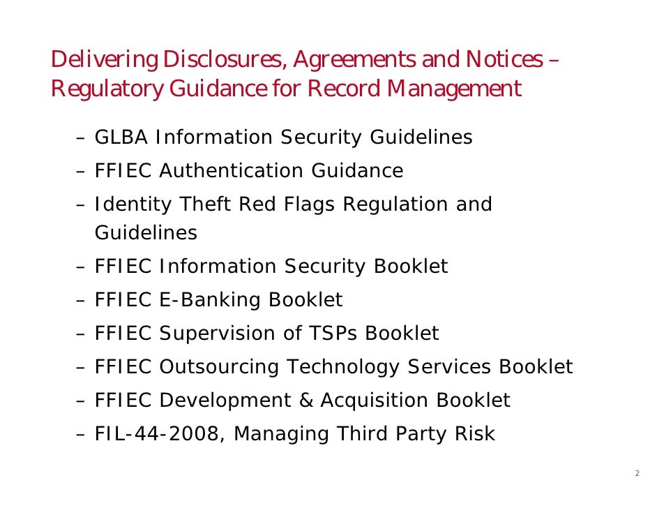 E Signature Webcast For Financial Services Legal Counsel Slides Ffiec Authentication Guidance Risk Assessment Template