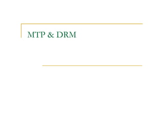 MTP & PTP | PDF