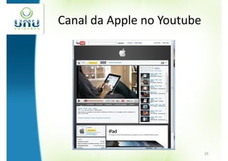 Canal da Apple no Youtube




                            25
 