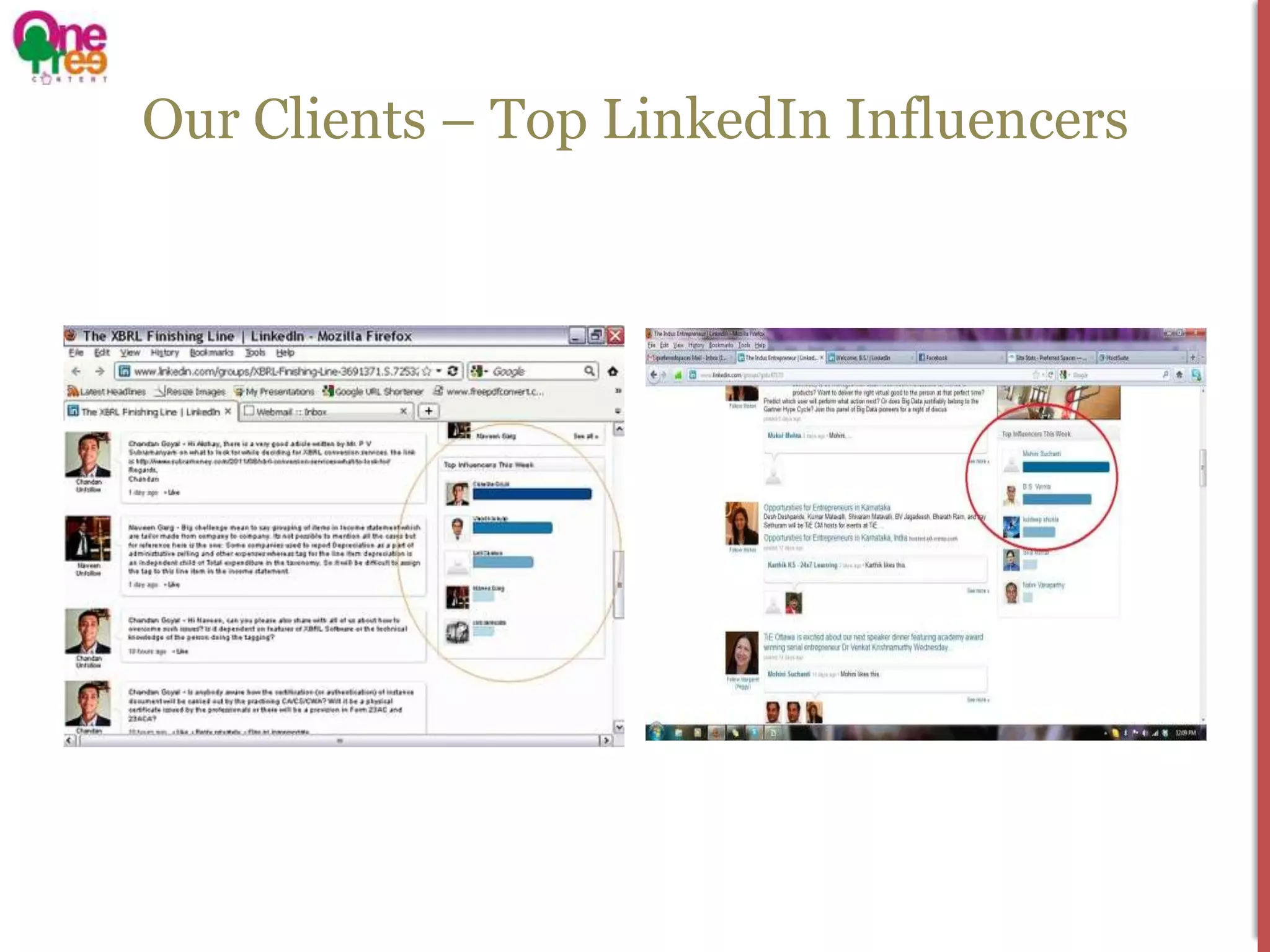 Our Clients – Top LinkedIn Influencers
 