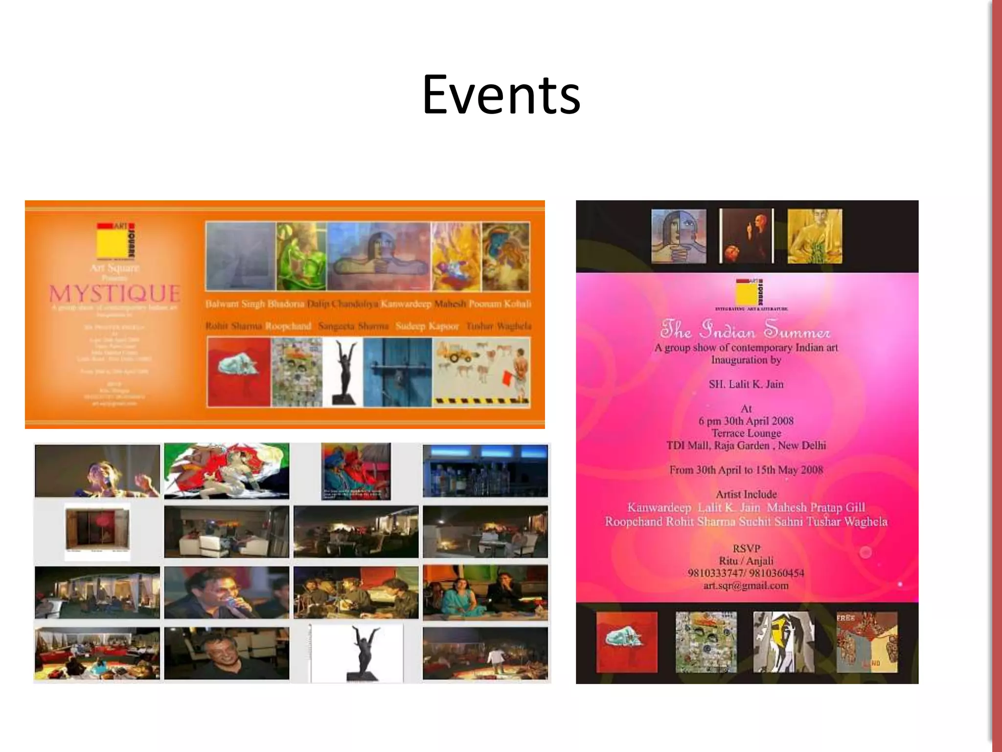 Events
 