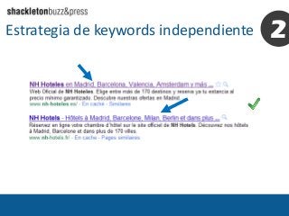 Estrategia de keywords independiente

2

 
