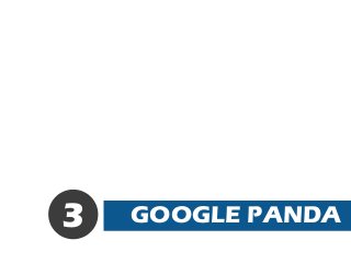 3

GOOGLE PANDA

 