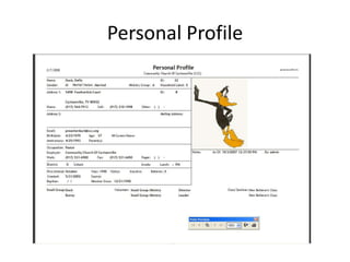 Personal Profile
 