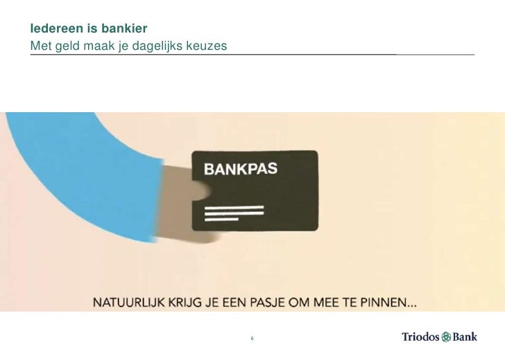 radar Verouderd Meetbaar Triodos Bank - Meaningful relations - Emerce Efinance 2011
