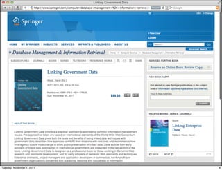 Tuesday, November 1, 2011   8
 