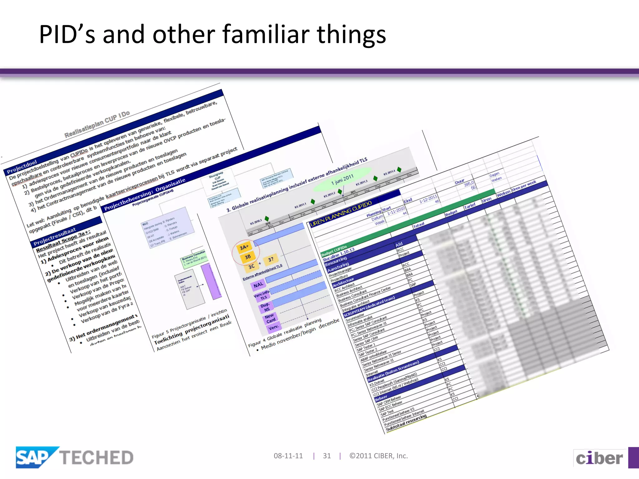 PID’s	
  and	
  other	
  familiar	
  things	
  




                               08-­‐11-­‐11	
  	
  	
  	
  	
  |	
  	
  	
  	
  31	
  	
  	
  	
  |	
  	
  	
  	
  ©2011	
  CIBER,	
  Inc.	
  
 