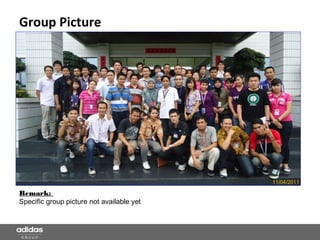 Group Picture
Remark:
Specific group picture not available yet
11/04/2011
 