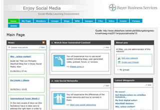 Quelle: http://www.slideshare.net/etrude/bildungskongress-
knowhowag-mai2011enjoysocialmedia/15




                7. November 2011
                Seite 30
 