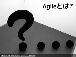 Agileとは?




http://www.flickr.com/photos/-bast-/349497988/
 