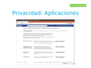 Privacidad: Aplicaciones
 