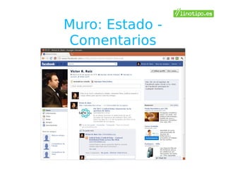 Muro: Estado -
 Comentarios
 